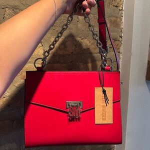 Red Steve Madden purse. NWT.